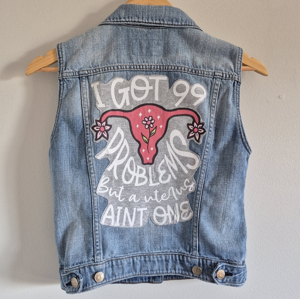 Upcycled Jean Vest